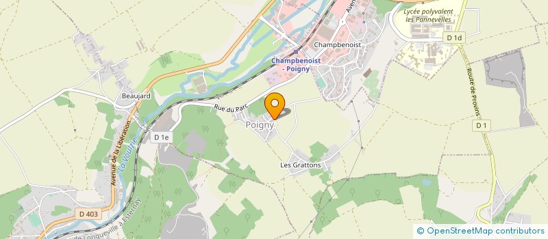 localisation de l'entreprise ETAB PUBLIC MEDICO SOCIAL DU PROVINOIS à PROVINS