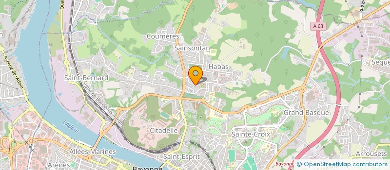 localisation de l'entreprise ETABAT SARL à BAYONNE