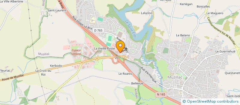 localisation de l'entreprise ETABL ANDRE MAHE SARL à ARZAL
