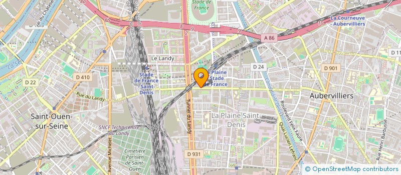 localisation de l'entreprise ETABL ARESO POSTE DE RADIO à SAINT-DENIS
