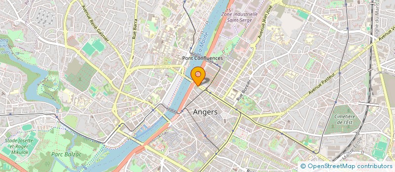 localisation de l'entreprise ETABL BIAGGI PERE ET FILS à ANGERS