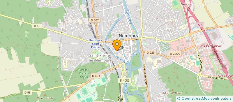 localisation de l'entreprise ETABL BOURGUIGNON FRERES  NEMOURS