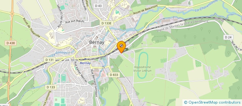 localisation de l'entreprise ETABL DE L ELEVAGE DE L EURE à BERNAY