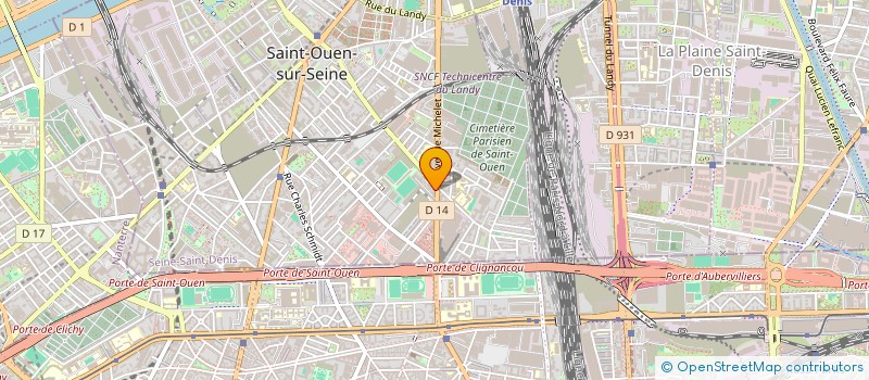 localisation de l'entreprise ETABL DOUGOUD à SAINT-OUEN-SUR-SEINE