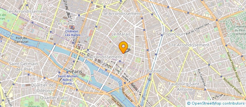 localisation de l'entreprise ETABL EYMAR à PARIS