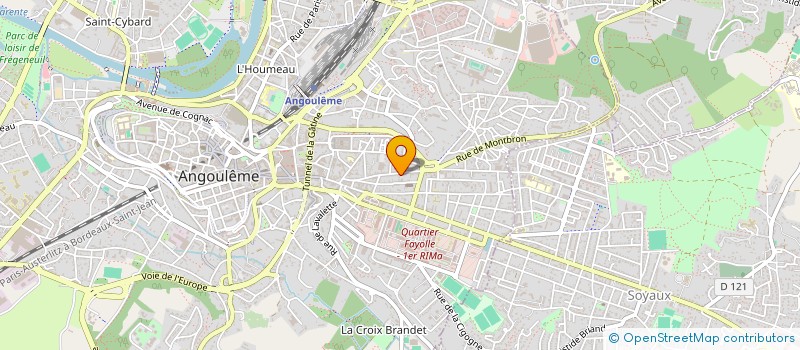 localisation de l'entreprise ETABL J.M ARTAUD  ANGOULEME