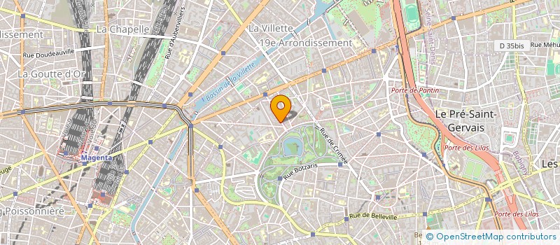 localisation de l'entreprise ETABL JANCLAUDE BONNETERIE  PARIS