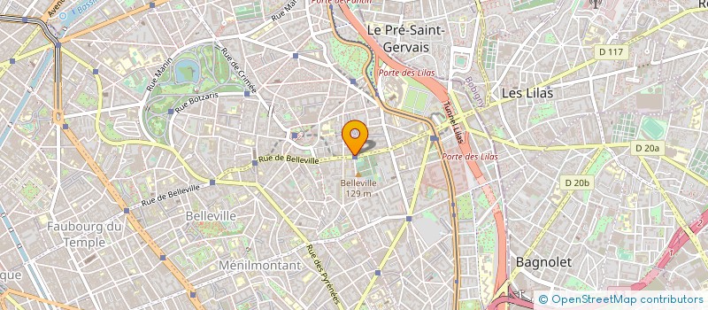 localisation de l'entreprise ETABL LOUIS FAURE  PARIS