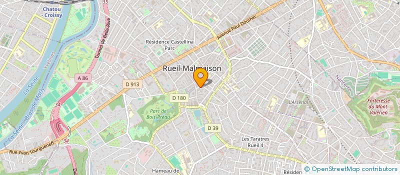 localisation de l'entreprise ETABL M CAUVI OBJET MAT PLASA6 à RUEIL MALMAISON