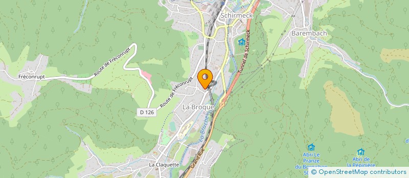 localisation de l'entreprise ETABL OBERLIN à LA BROQUE