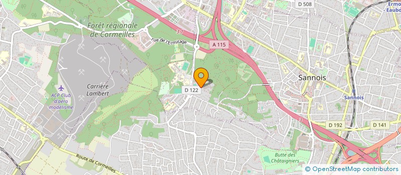 localisation de l'entreprise ETABL REGIONAL ENSEIGNEMENT ADAPTE EREA à SANNOIS