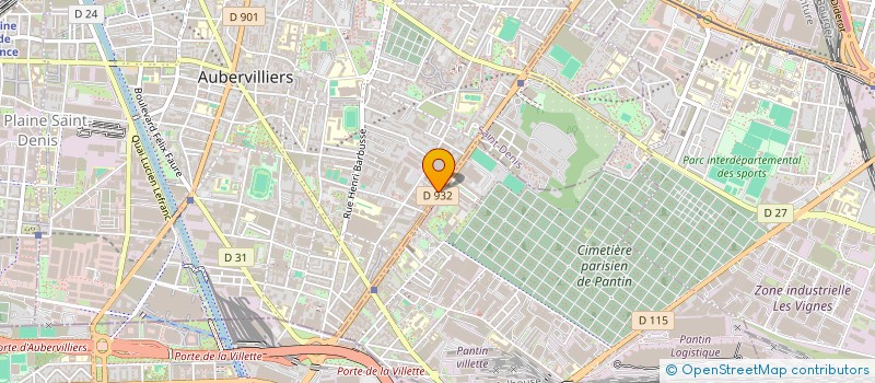 localisation de l'entreprise ETABL RIARDANT TRANSF PLASTI88  AUBERVILLIERS