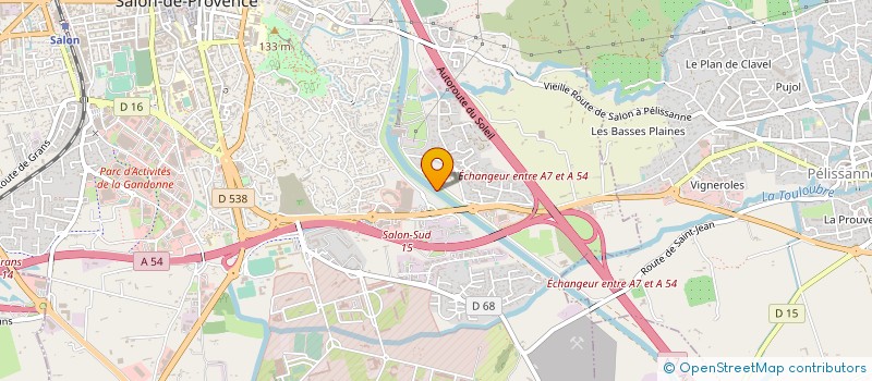 localisation de l'entreprise ETABL TECHN EUROPEEN CONTR INDUSTRIEL à SALON-DE-PROVENCE