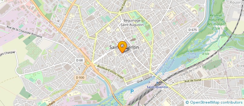 localisation de l'entreprise ETABL VAILLANT ET LOLLIEUX à SAINT-QUENTIN