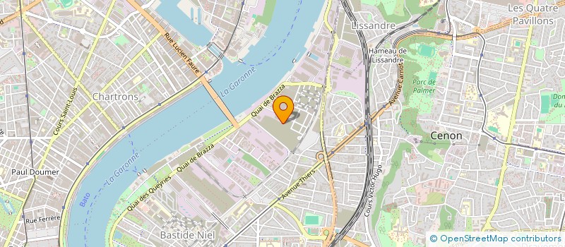 localisation de l'entreprise ETABLI 85 à BORDEAUX