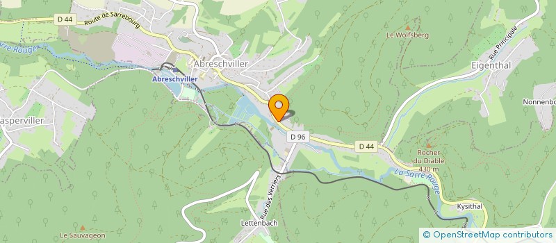 localisation de l'entreprise ETABLISEMENTS FOERSTER à ABRESCHVILLER