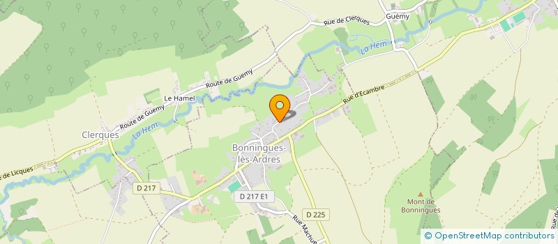 localisation de l'entreprise ETABLISEMENTS VANDROY à TOURNEHEM-SUR-LA-HEM