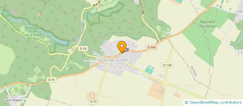 localisation de l'entreprise ETABLISSEMENT ALAIN LE BIHANIC à CERNAY-LA-VILLE