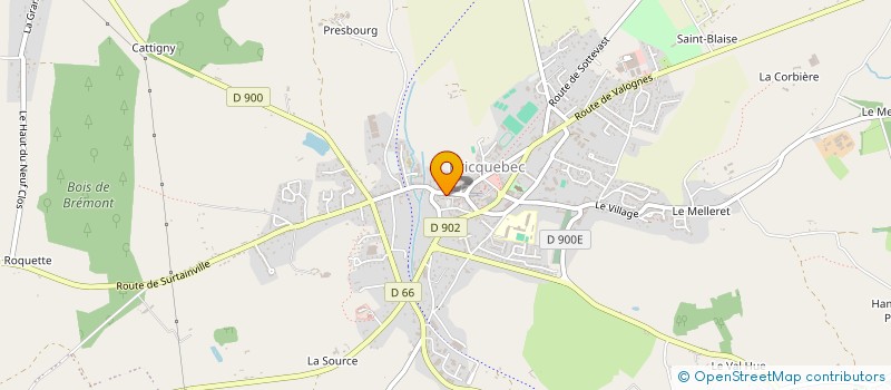 localisation de l'entreprise ETABLISSEMENT ALEXANDRE  BRICQUEBEC-EN-COTENTIN