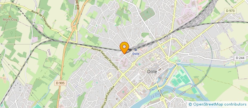 localisation de l'entreprise ETABLISSEMENT ALH NEGOCE REPAIRS RENT à DOLE