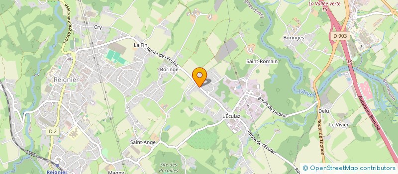 localisation de l'entreprise ETABLISSEMENT ANDRE SUBLET à REIGNIER-ESERY