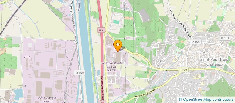 localisation de l'entreprise ETABLISSEMENT ANDRIOLLO  SAINT-PAUL-TROIS-CHATEAUX