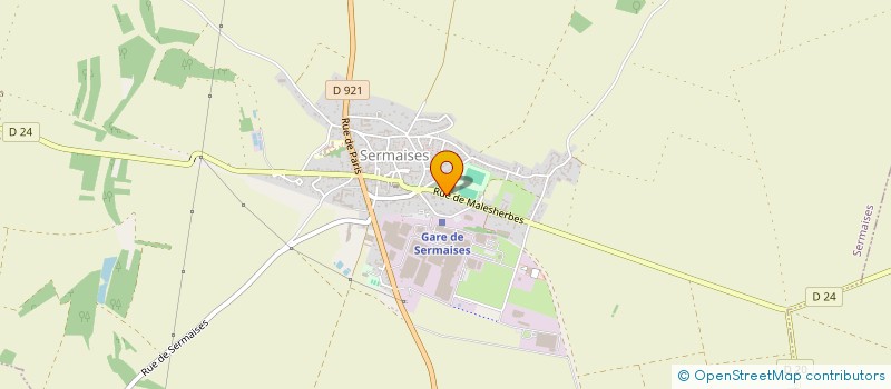 localisation de l'entreprise ETABLISSEMENT ARNOULT  SERMAISES