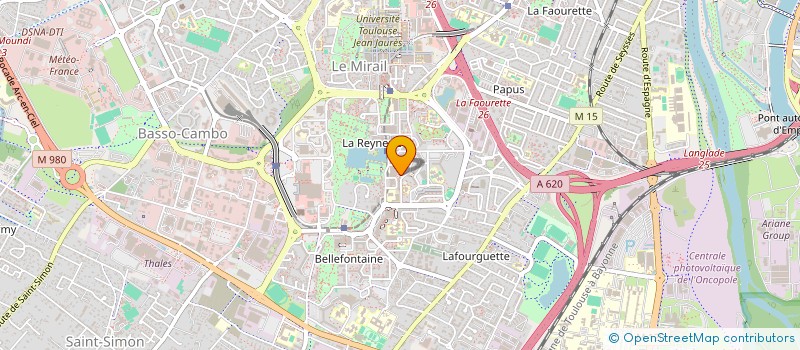 localisation de l'entreprise ETABLISSEMENT AYE à TOULOUSE