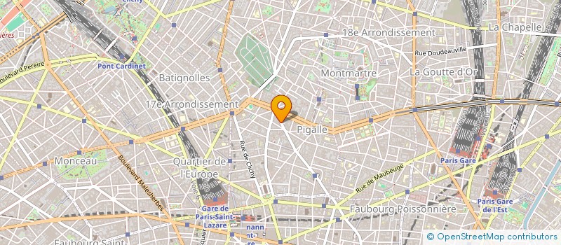 localisation de l'entreprise ETABLISSEMENT B  EB  PARIS
