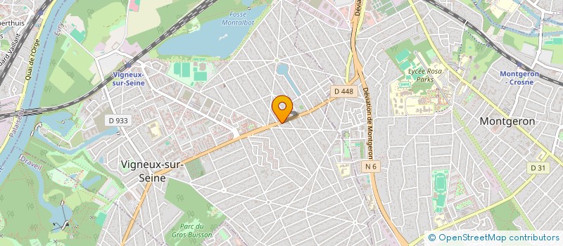 localisation de l'entreprise ETABLISSEMENT BALDIT à VIGNEUX-SUR-SEINE