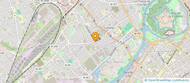 localisation de l'entreprise ETABLISSEMENT BAUDE SA à LILLE