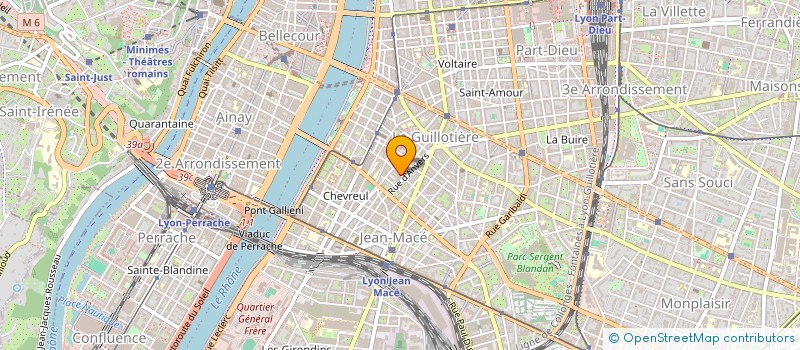 localisation de l'entreprise ETABLISSEMENT BEALLE à LYON