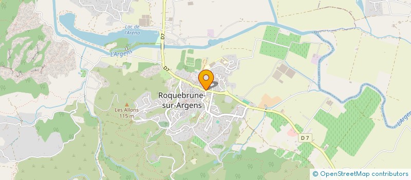 localisation de l'entreprise ETABLISSEMENT BEAUMONT à ROQUEBRUNE-SUR-ARGENS