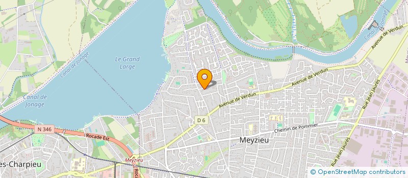localisation de l'entreprise ETABLISSEMENT BERNOLLIN à MEYZIEU