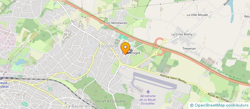 localisation de l'entreprise ETABLISSEMENT BERTHE FRANCK à LA BAULE-ESCOUBLAC