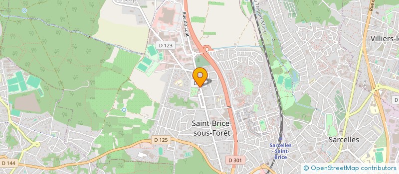 localisation de l'entreprise ETABLISSEMENT BERTIN à SAINT-BRICE-SOUS-FORET