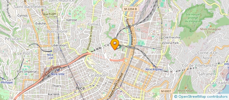 localisation de l'entreprise ETABLISSEMENT BERTONI à NICE