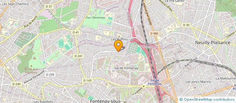 localisation de l'entreprise ETABLISSEMENT BERTRAND ET FILS à FONTENAY-SOUS-BOIS
