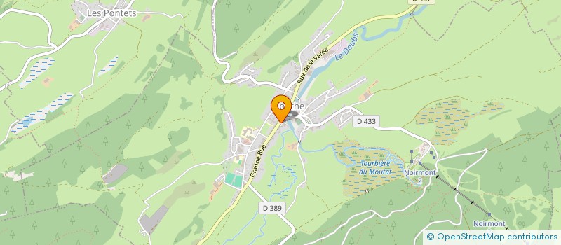 localisation de l'entreprise ETABLISSEMENT BESANCON  CHATELBLANC