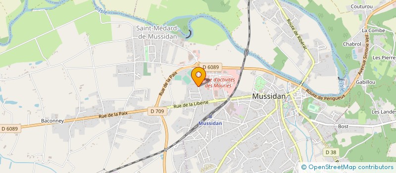 localisation de l'entreprise ETABLISSEMENT BESOLI à SAINT-MEDARD-DE-MUSSIDAN