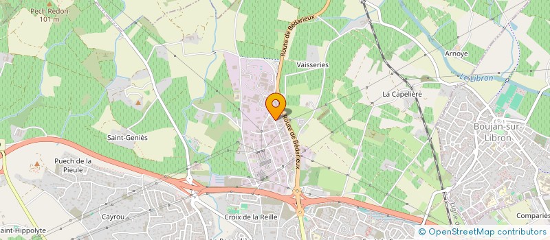 localisation de l'entreprise ETABLISSEMENT BOUZAT à BEZIERS