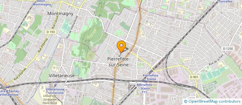 localisation de l'entreprise ETABLISSEMENT CARPENTIER à PIERREFITTE-SUR-SEINE