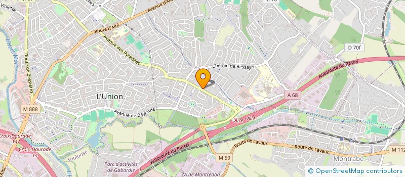 localisation de l'entreprise ETABLISSEMENT CARRIER OPTIQUE ET AUDITION à L'UNION