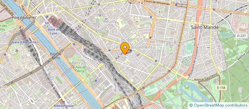 localisation de l'entreprise ETABLISSEMENT CHRISTIANE MARIE MORIN à PARIS