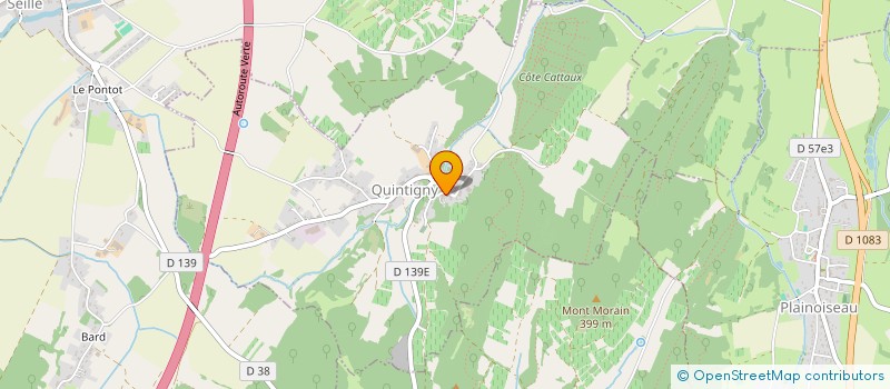 localisation de l'entreprise ETABLISSEMENT CLAUDE JACQUIER à QUINTIGNY