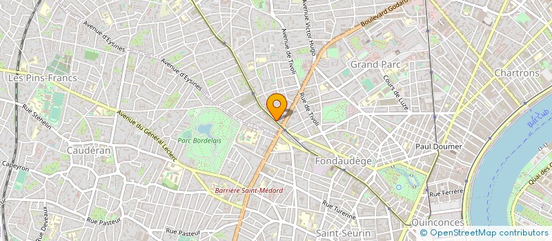 localisation de l'entreprise ETABLISSEMENT CLAUDE LAURENT  LE BOUSCAT