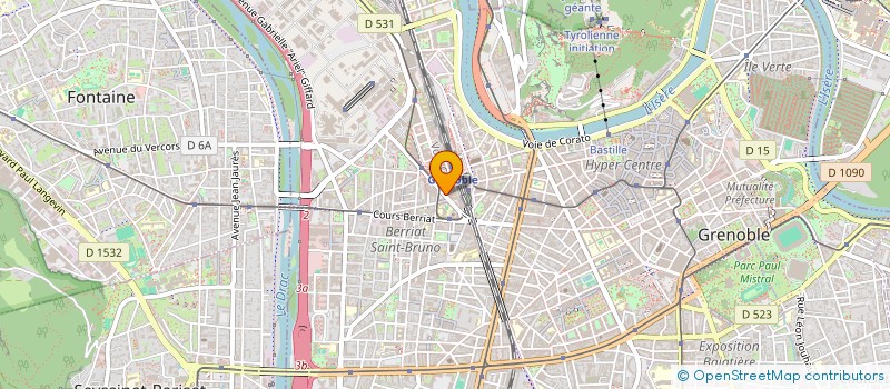 localisation de l'entreprise ETABLISSEMENT D'ENSEIGNEMENT SUPERIEUR CONSULAIRE GRENOBLE ECOLE DE MANAGEMENT  GRENOBLE