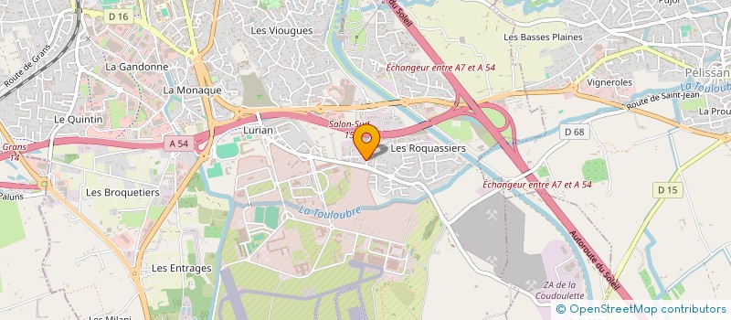 localisation de l'entreprise ETABLISSEMENT D'ENSEIGNES MODERNES à SALON-DE-PROVENCE