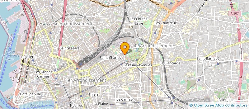 localisation de l'entreprise ETABLISSEMENT D'EXPERIMENTATION CULTURELLE à MARSEILLE
