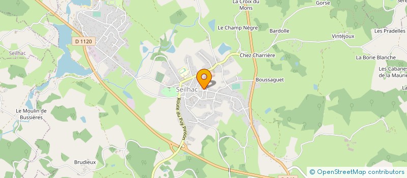 localisation de l'entreprise ETABLISSEMENT D'HEBERGEMENT POUR PERSONNES AGEES DEPENDANTES DE SEILHAC à SEILHAC